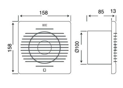 PLASTİK Fan / 100m3
