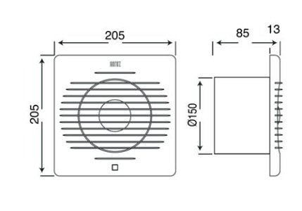 PLASTİK FAN / 150m3